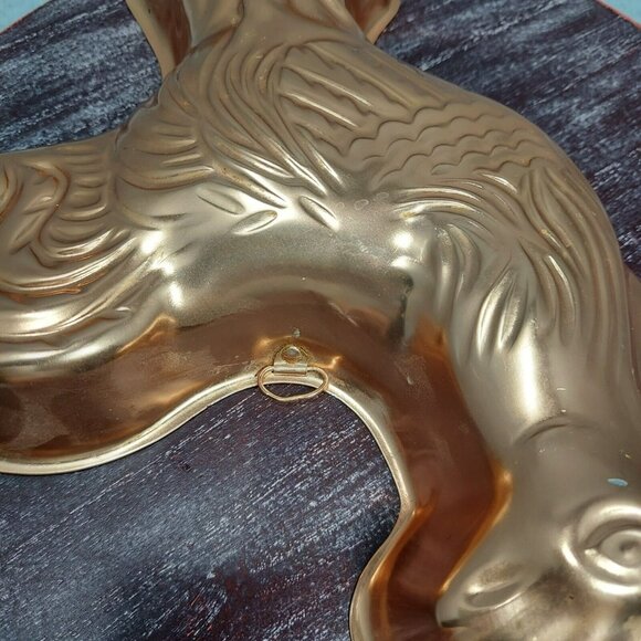 VTG Copper Color Rooster 3 1/2 Cup Gelatin Mold Kitchen Decorative Farm House - Picture 5 of 13